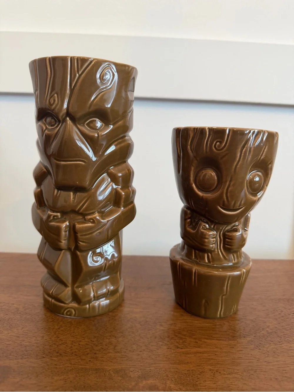 Geeki Tikis Guardians of the Galaxy Groot and Baby Groot Tiki Glass Mug Marvel